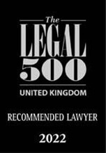 Peter Finbow Recommended Individual 2022 Solicitor Award - Top-Rated Criminal Fraud Lawyer at Bark & Co London Law Firm - Legal 500 Directory