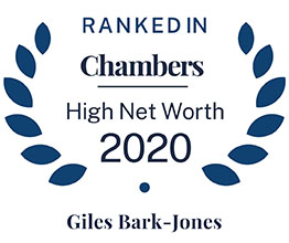 Giles Bark-Jones Ranked in Chambers High Net Worth 2020- Top-Rated Criminal Fraud Lawyer at Bark & Co London Law Firm 