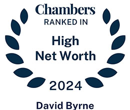 DAVID BYRNES - Solicitor London UK Best Lawyer for High Net Worth - Chambers Legal Directory 2024 Award - Top Attorney